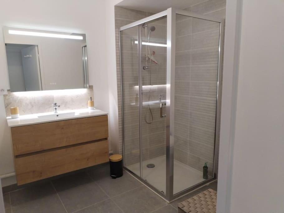 Appartement Neuf Classe, Balcon Et Petite Vue Mer Pleneuf-Val-Andre Exteriör bild